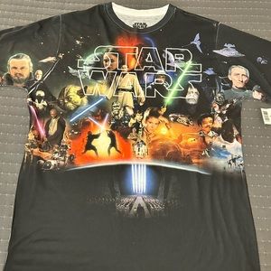 Men’s XL Star Wars Saga T-shirt NWT! New!